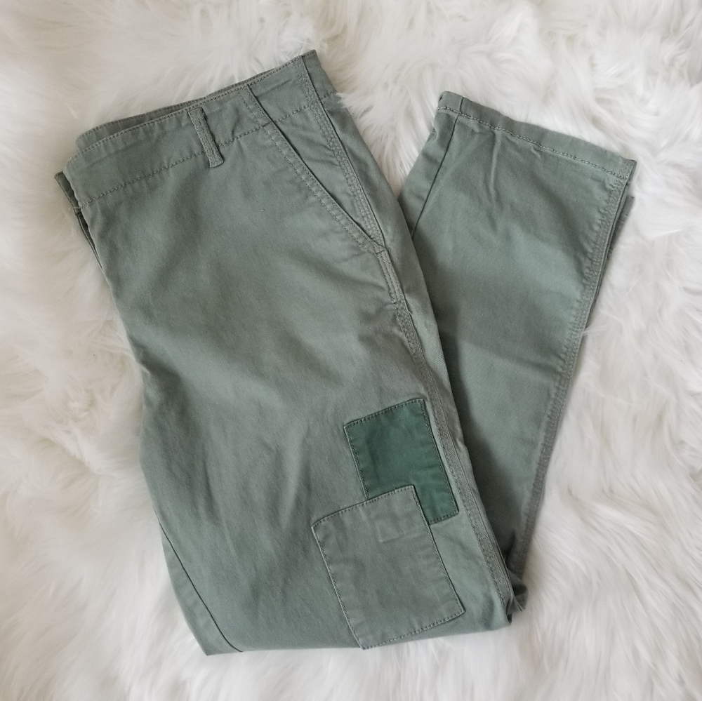 Size 8 Green Loft Pants